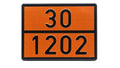 Panel naranja ADR para gasóleo