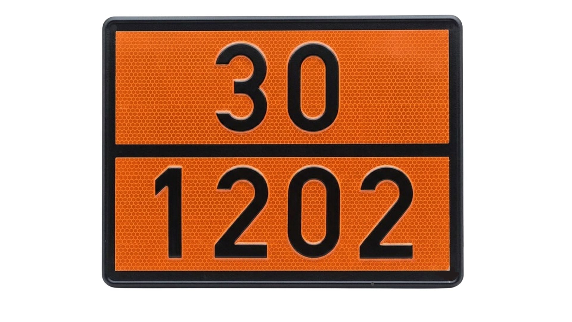 Panel naranja ADR para gasóleo