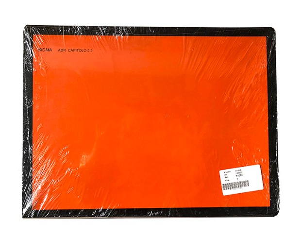 Panel naranja ADR rígido retroreflectante