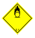Etiqueta ADR Clase 5.1 materias comburentes